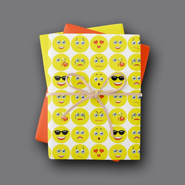 Emojis Pattern Geschenkpapier Set (Von Creator hochgeladen)