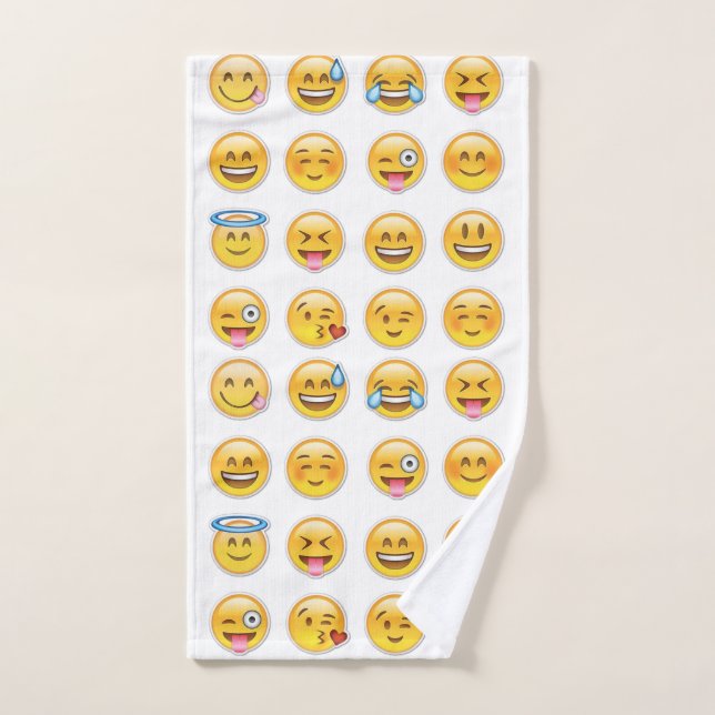 emojis Satz Badhandtuch Set (Handtuch)