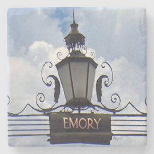Emory University Lantern, Atlanta Marble Stone Coa Steinuntersetzer
