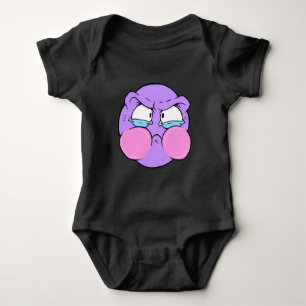 Emote Face Baby Bodysuit Strampler
