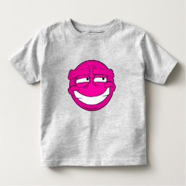 Emote Face Toddler Fine Jersey T - Shirt