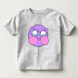 Emote Face Toddler Fine Jersey T - Shirt
