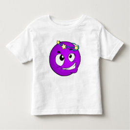 Emote Face Toddler Fine Jersey T - Shirt