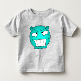 Emote Face Toddler Fine Jersey T - Shirt
