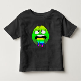 Emote Face Toddler Fine Jersey T - Shirt