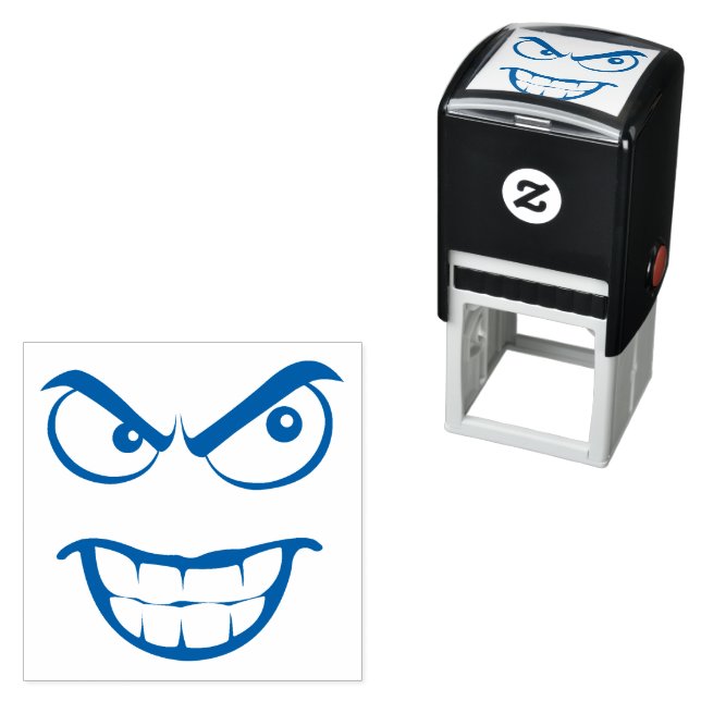 Emotican Gesicht  Permastempel (Beispiel)