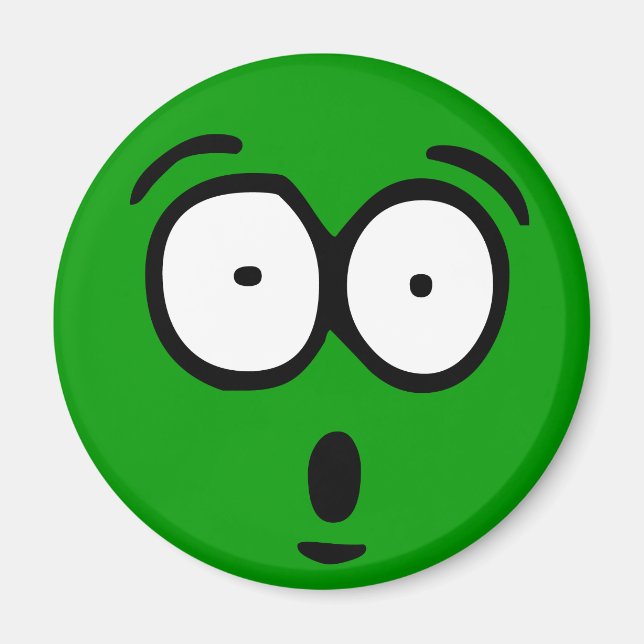 Emoticon anpassbares Hintergrundmagazin Magnet (Vorne)