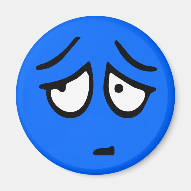 Emoticon anpassbares Hintergrundmagazin Magnet (Vorne)