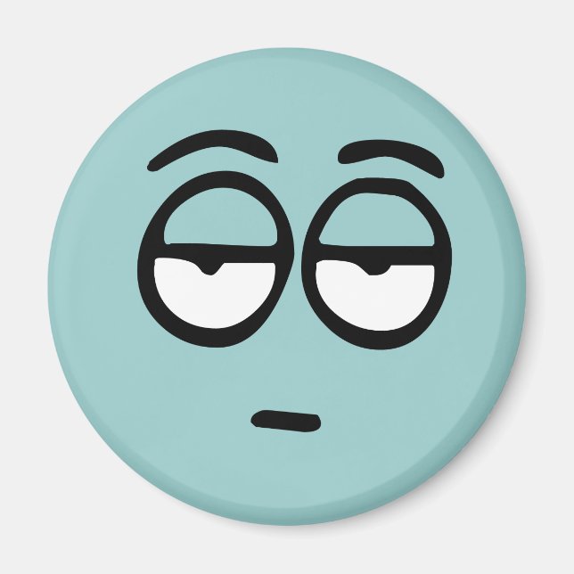 Emoticon anpassbares Hintergrundmagazin Magnet (Vorne)