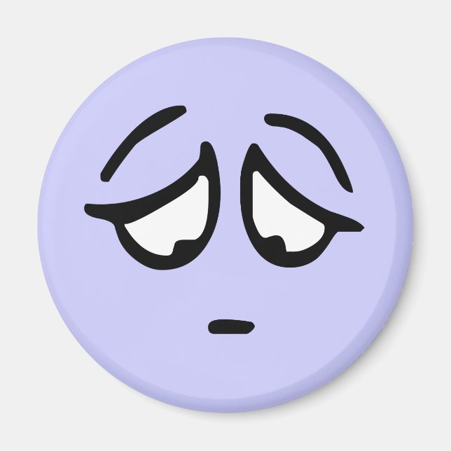 Emoticon anpassbares Hintergrundmagazin Magnet (Vorne)