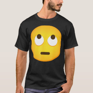 Emoticon-Gesicht mit rollendem Auge Emoticon T-Shirt