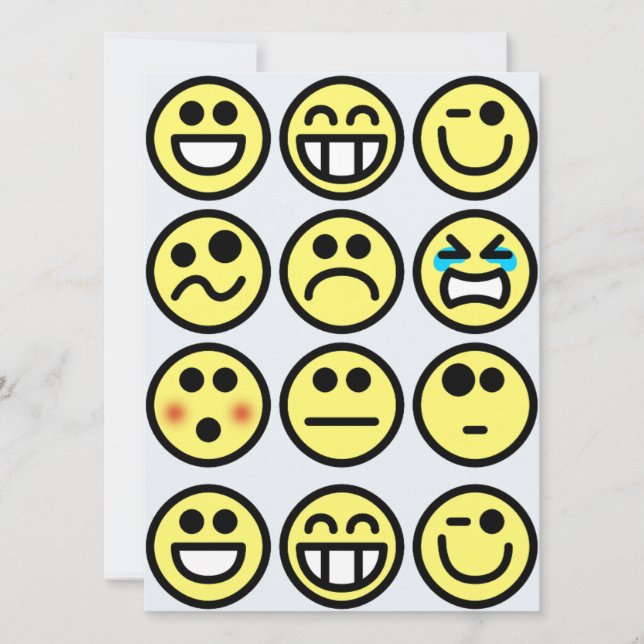 Emoticon-glückliches Gesicht (Vorderseite)