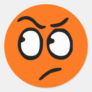 Emoticon individuell anpassbare Hintergrundaufkleb Runder Aufkleber