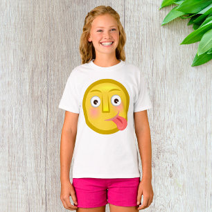 Emoticon mit Zunge T-Shirt