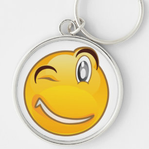 Emoticon-Schlüsselanhänger Schlüsselanhänger