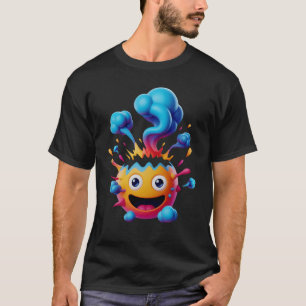 Emoticon Schockiertes Gesicht Explodierender Kopf  T-Shirt