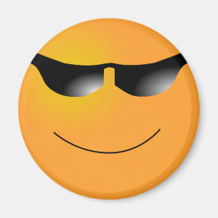 Emoticon-Sonnenbrille Magnet