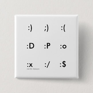Emoticonknopf Button