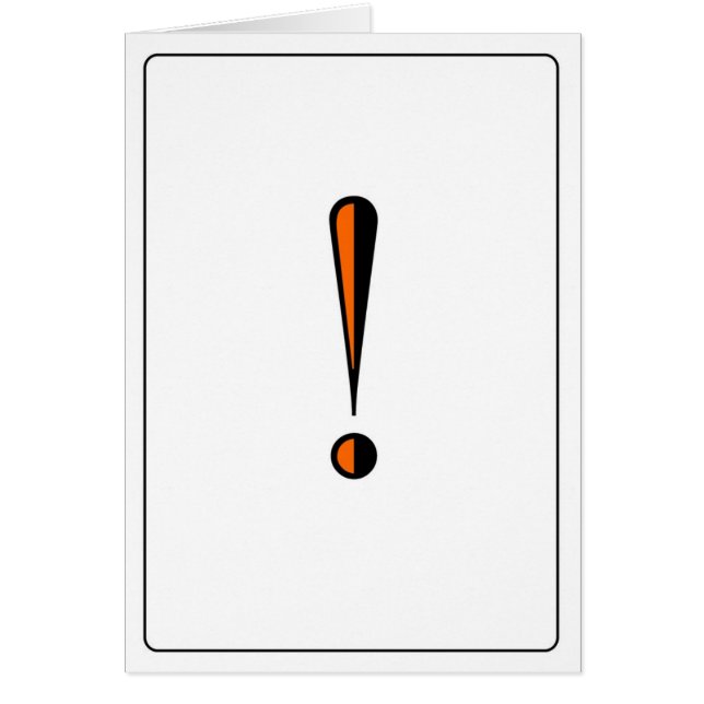 Emoticons - Ausruf! (Vorne)