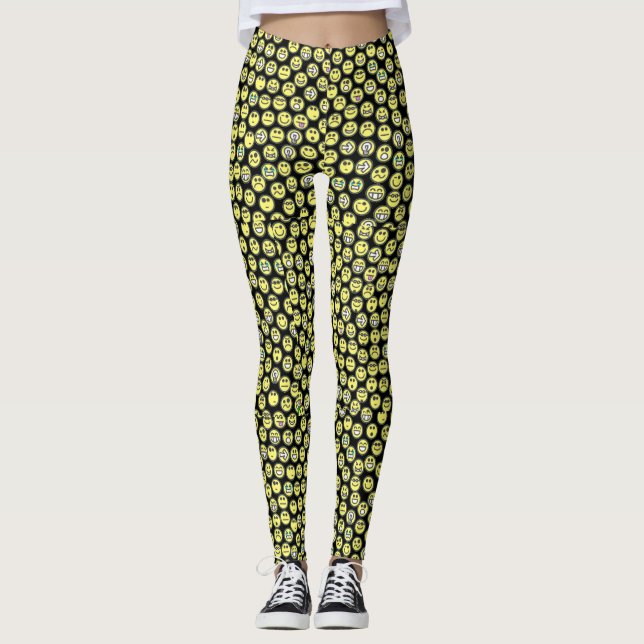EMOTICONS LEGGINGS (Vorderseite)