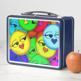 Emoticons Metall Lunch Box