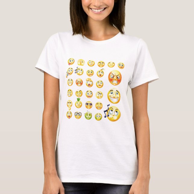 Emoticons T-Shirt (Vorderseite)
