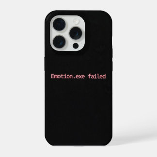 Emotion.exe Fehlgeschlagen Minimal Handyhülle Tech iPhone 15 Pro Hülle