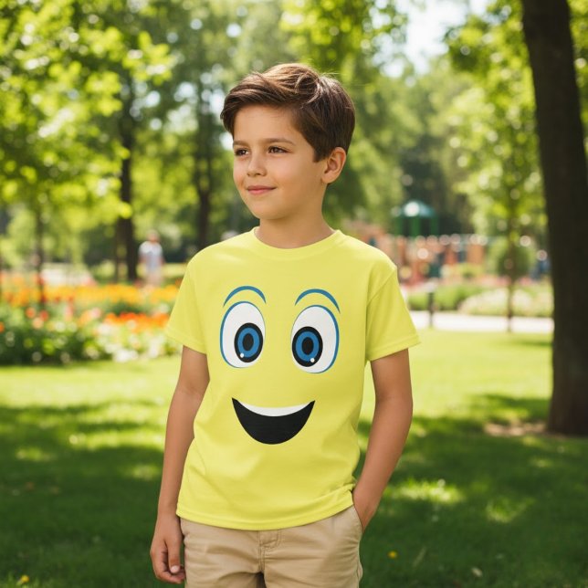 Emotion Joy Happy Smile Face T-Shirt (Von Creator hochgeladen)
