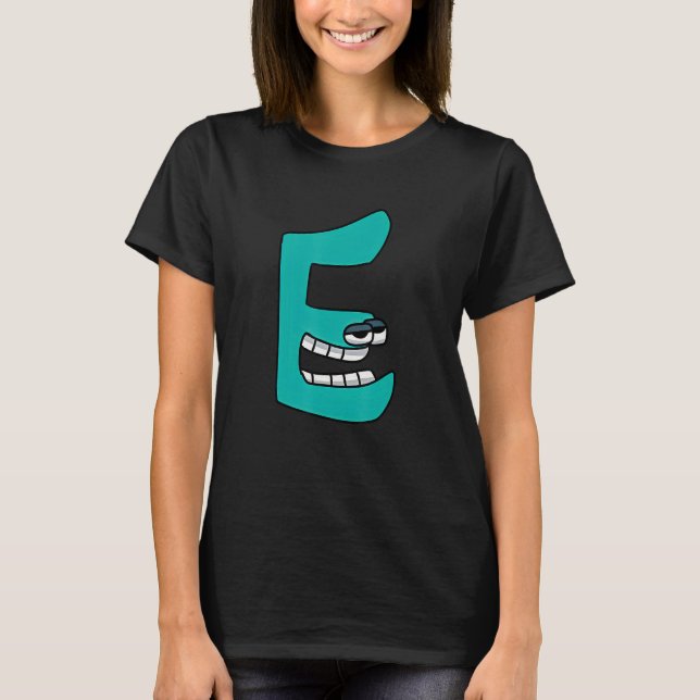 Emotion Letter E Alphabet Lore for Boys Girls T-Shirt (Vorderseite)