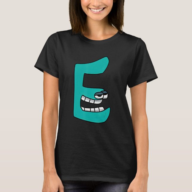 Emotion Letter E Alphabet Lore T-Shirt (Vorderseite)