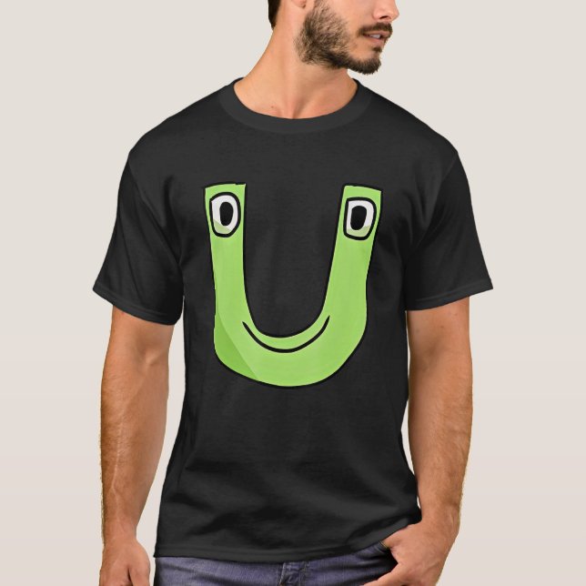 Emotion Letter U Alphabet Lore T-Shirt (Vorderseite)