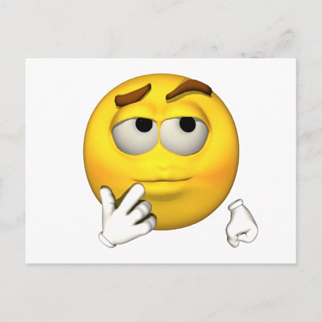 Emotion Typ - sarkastische Postkarte (Vorderseite)