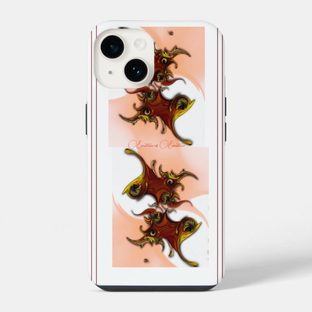 "Emotion vs Emotion", Apple iPhone 14 Hülle (Rückseite)