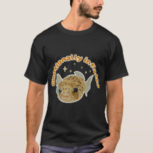 Emotional aufgeblasener Popcorn der Kugelfisch T-Shirt