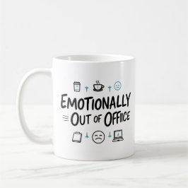 Emotional außer Haus Lustiger Kaffeebecher Kaffeetasse