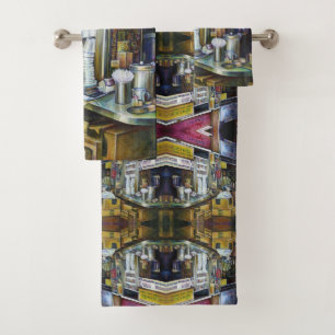 Emotional Charged Forces of Light, Singapur Badhandtuch Set