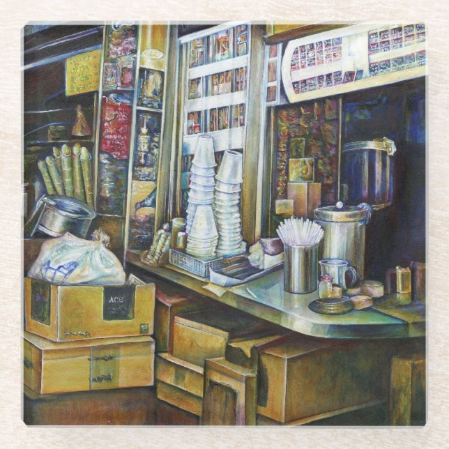 Emotional Charged Forces of Light, Singapur Glasuntersetzer (Vorderseite)