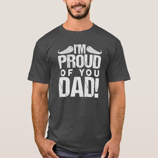 Emotional Dad Message Shirt (Vorderseite)