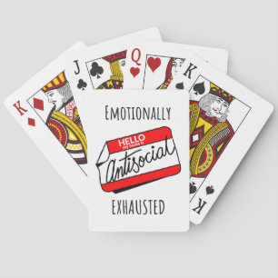 emotional erschöpft spielkarten