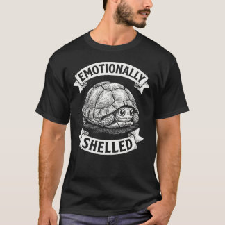 Emotional geschalte Schildkröten-Humor Anti-Sozial T-Shirt