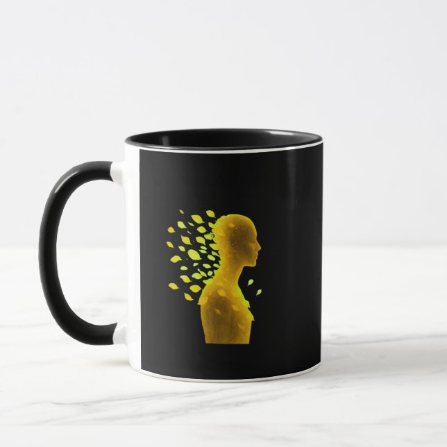 Emotional Healing Silhouette • Petal Release Tasse (Links)