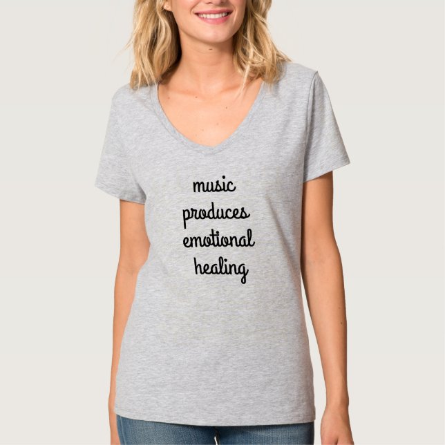Emotional Healing Women's Basic V-Neck T - Shirt (Vorderseite)