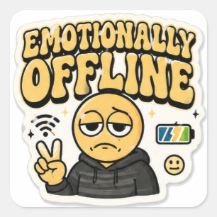 Emotional Offline Aufkleber Lustiges Introvertie