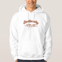 Emotional Offline – Vintage Minimalismus Hoodie