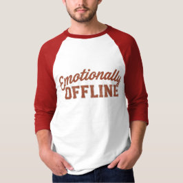 Emotional Offline – Vintage Minimalismus T-Shirt