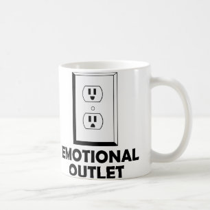 Emotional Outlet Funny Mug or Travel Mug Tasse
