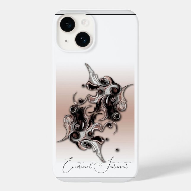 "Emotional Sentiment", Apple iPhone 14 Fall Case-Mate iPhone Hülle (Rückseite)
