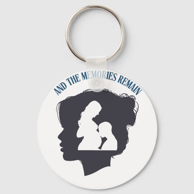 Emotional Silhouette of Memories, Motherhood, and  Schlüsselanhänger (Vorderseite)