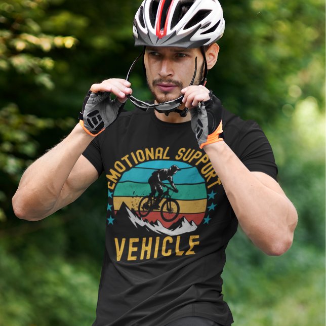 Emotional Support Vehicle Cycling  T-Shirt (Von Creator hochgeladen)