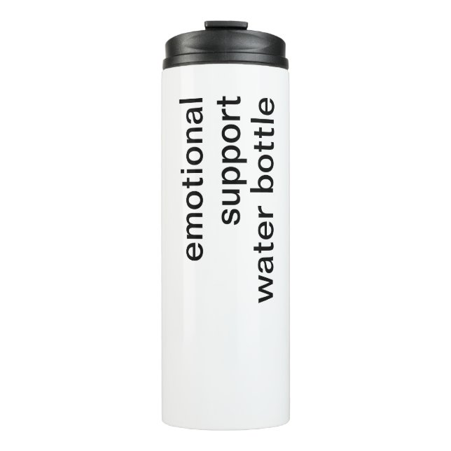 Emotional Support Water Bottle Thermosbecher (Vorderseite)